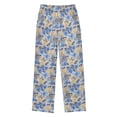 thumbnail image 2 of Wobogo Dinosaur Tropical Plants Long Pajama Pants Bottoms Soft Sleepwear with Pockets, 2 of 9
