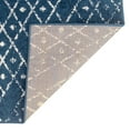 thumbnail image 7 of Unique Loom Paxon Trellis Collection Area Rug - Maeve (5' 3" Square Navy Blue/Ivory), 7 of 7