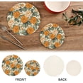 thumbnail image 4 of FREEAMG Rose Round Trivets Pot Holders 2 Pcs, Heat Resistant Cotton Thread Weave Trivets for Hot Dishes, Cooking, Baking, Farmhouse, Kitchen Decor, 4 of 7