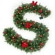 thumbnail image 1 of Pre-assembled Light Christmas Wreath with Lights for interior Decoration, Fireplace, Stairs, Door Christmas Wreath Decoration Battery Powered, 1 of 8