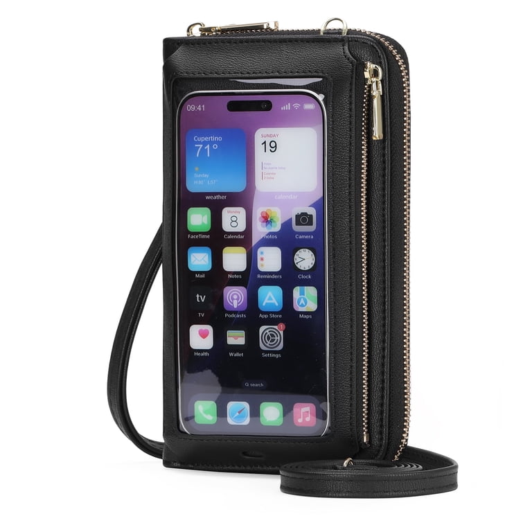 GOIACII Phone Purse Crossbody Wallet, RFID Blocking photo 1