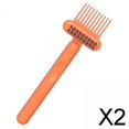 thumbnail image 1 of Set de Peine Fernando Anaranjado para eliminar Residuos de cabello en el Hogar 2 piezas, 1 of 8