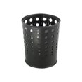thumbnail image 1 of Safco Bubble - Corbeille à Papier - Ronde - 6 gal - Acier Enduit de Poudre - Noir - Lot de 3, 1 of 2