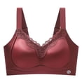 thumbnail image 4 of Afdoent Bras for Women Wireless No Underwire Bra for V Neck Lace Supportive Seamless Comfortable Tshirt Bra, 4 of 5