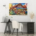 thumbnail image 5 of Retro Country Fruit Shop Scenery 1000 Piece Adult Jigsaw Puzzle, Intellectual Challenge, Home Wall Decoration, Holiday Party, Birthday Gift, Adult Fun Jigsaw Puzzle. Size: 29.5x19.7 in, 5 of 6