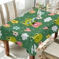 thumbnail image 4 of GZHJMY Cute Frog Tablecloth, Rectangle Waterproof Washable Polyester Table Cover for Picnic Dinner Holiday Party Decor, 54 x 72 Inch, 4 of 7