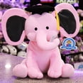 thumbnail image 2 of PELUCHERIA - Peluches de Graduación 30 cm Yupi (Elefante Rosa), 2 of 4