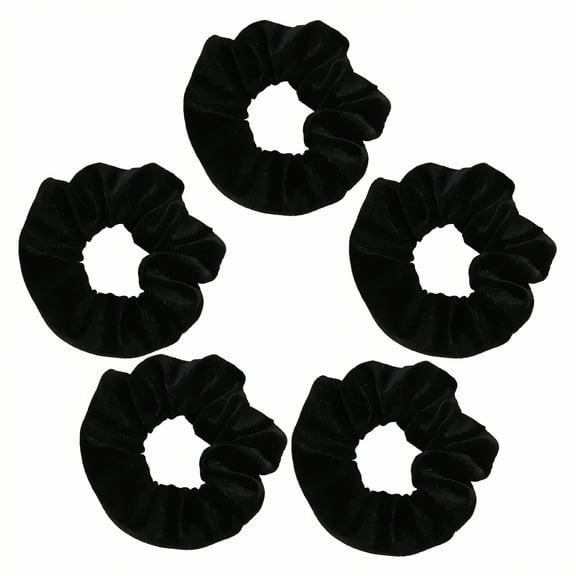 TELOLY 5Pcs Scrunchies for Women Hidden Zipper for Storage Hair Accessories for Women Age-Friendly Design Hair Scrunchies style1