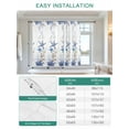 thumbnail image 6 of Coastal Starfish Tie Up Curtains for Windows 45 Inch Length Balloon Curtains Kitchen Adjustable Balloon Window Shade Nautical Coral Ship Anchor Rudder Tie Up Valance Bathroom Curtain Window 42"x45", 6 of 6