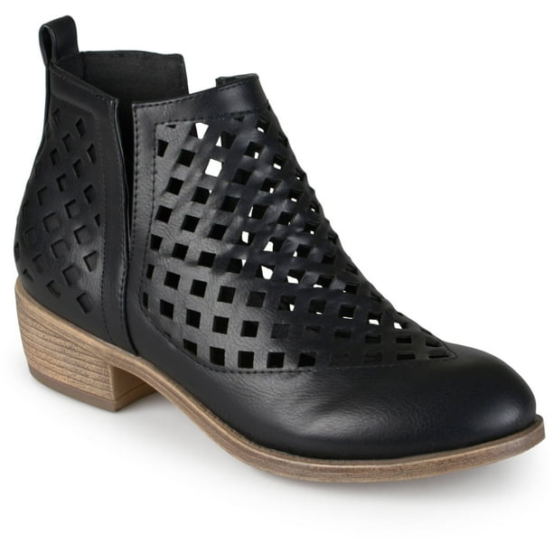 chunky rubber heel booties