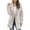 Beige, variant on SEMPAI Sherpa Jacket Women Fuzzy Fleece Oversized Open Front Hooded Cardigan Cozy Soft Fluffy Sweater Coats with Pockets