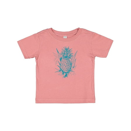 

Inktastic Unpicked Pineapple in Blue Gift Baby Boy or Baby Girl T-Shirt