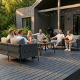 thumbnail image 3 of LayinSun Outdoor Patio Woven Rope Chairs, 2-Person Deep Seating Modern Armchairs 2-Seat for Outside, 3 of 7