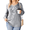 Multicolor DH62, variant on Zeagoo Womens Plus Size Tops Puff Long Sleeve T-Shirts Pleated V Neck Tunics Fall Dressy Casual Loose Blouse