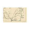 thumbnail image 2 of Historic State Map - Washington - Brown 1865 - Vintage Wall Art, 2 of 4