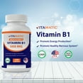 Vitamatic Vitamin B1 (Thiamine) 500mg, 120 Capsule