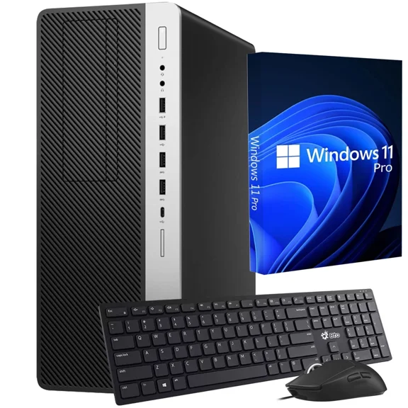 Restored HP ProDesk G3 Desktop Tower Computer PC Intel Core i5-7500 upto 3.80GHz, 16GB Ram, 256GB SSD 1TB HDD, WiFi, Windows 11 Pro (Refurbished)