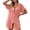 Pink, variant on Swim Cover Up for Women Lightweight Collared Button Down Short Sleeve Shirts Loose Dressy Casual Solid Color Summer Tunic Tops with Pockets S