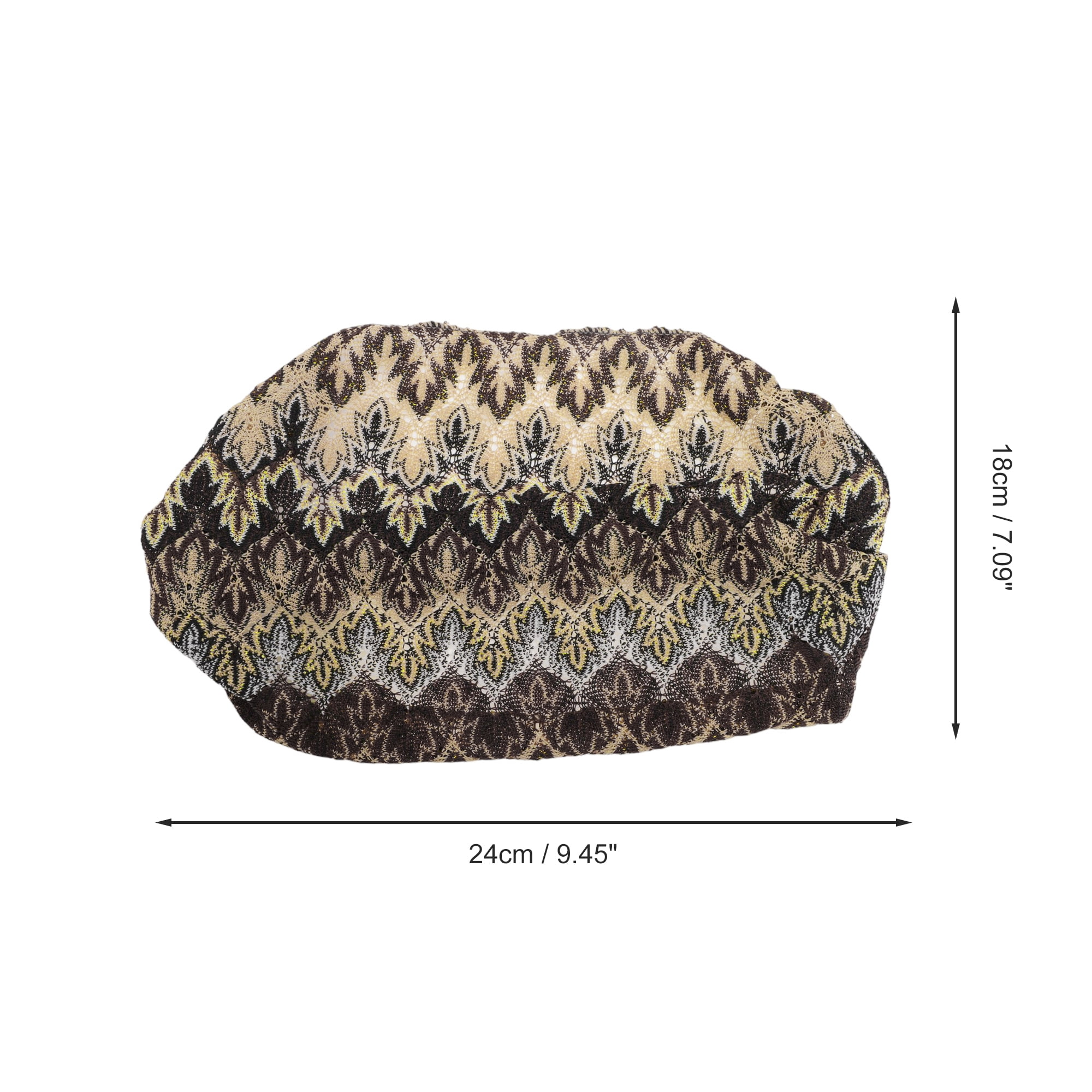 Unique Bargains 1pc Fashion Wide Headwrap for Versatile Styling Coffee Color