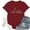 Wine, variant on Cute Dinosaur Graphic Tees for Women 2026 Summer Casual Short Sleeve Crewneck T Shirts