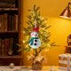 thumbnail image 4 of xihome Juego de adornos navideños de tela no tejida con diseños de copos de nieve para decorar el rbol, adornar regalos y para manualidades festivas., 4 of 6