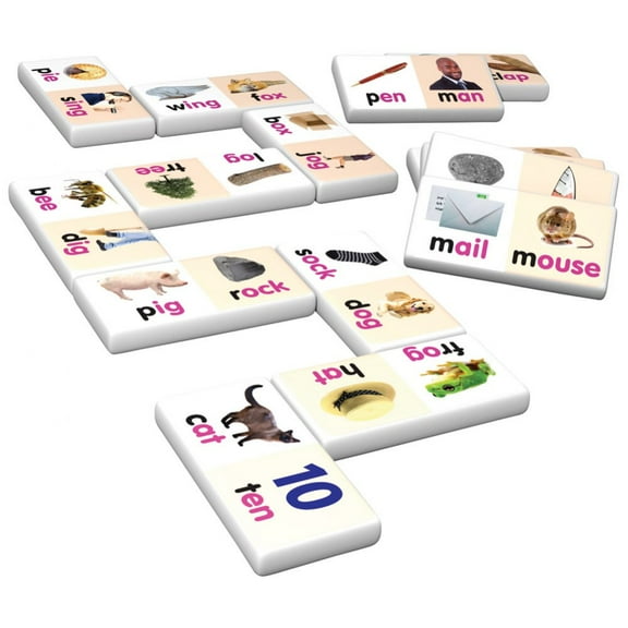 Junior Learning Rhyming & First Words Dominoes Game Set