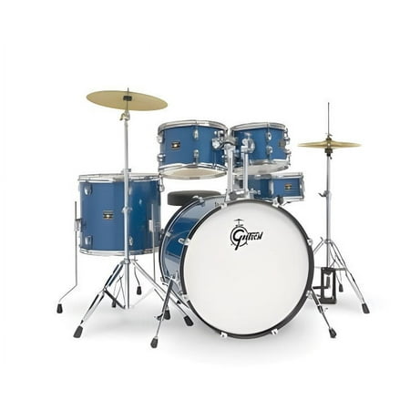 Gretsch Renegade 5 Piece Drum Set w/ Hardware & Cymbals - 22/10/12/16/14 - Blue
