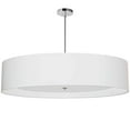 thumbnail image 3 of Dainolite - Helena - 6 Light Pendant-Polished Chrome Finish-White Shade Color, 3 of 3
