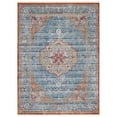 thumbnail image 2 of SAFAVIEH Kenitra Georgiana Distressed Polyester Runner Rug, Blue/Red, 2'2" x 8', 2 of 2