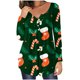thumbnail image 1 of Tops Para Mujer Salir Tops Casual Manga Larga Botón Abierto Cuello Redondo Ajuste Suelto Túnica Plisada Blusa Odeerbi ODB150512, 1 of 6