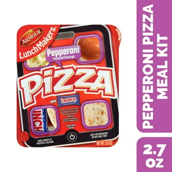 Armour Lunchmakers Pepperoni Pizza Kit with Crunch Bar, 2.7 oz