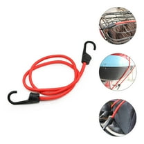 WHAMVOX  3 Pcs Cargo Binding Strap Cord Elastic Hook Rope Bungee Cords with Hooks