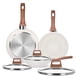 thumbnail image 1 of Juego de Sartenes Antiadherente Con Tapas, Utensilios de Cocina de Granito [Alta Antiadherente], Sartén para Freír sin PFOA, Batería de Cocina para Todo Tipo de Estufas, 6 Piezas Chef Set, 1 of 8