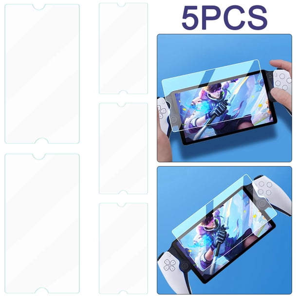 WDOplteas Película Templada 5 Piezas Protector Pantalla Ultra 0 33 Mm Antiarañazos para PS5 Portal