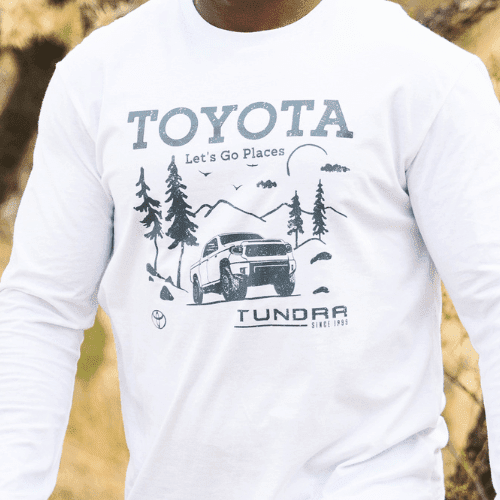 Toyota Tundra Pick-Up Truck Let's Go Places Long Sleeve Tee