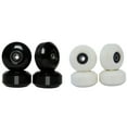 thumbnail image 1 of 2 Roues de Skateboard avec Roulements 52X30mm Roues de Rue Pièces de Skateboard Cruiser Roues de Longboard, Noir & Blanc, 1 of 5