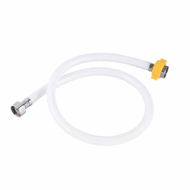 Manguera de agua potable, resistente, ligera, flexible, conector de manguera de grifo, conector de entrada de PVC para lavadora