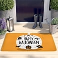 thumbnail image 2 of Pumpkin Spooky Doormat,Durable Absorbent Happy Halloween Low-Profile Door Mat 17x31.5 Inch Switch Rug for Room Winter Laundry, 2 of 4