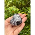 thumbnail image 6 of Chevron Amethyst Gemstone Hearts, Polished Chevron Amethyst Puffy Hearts, Chevron Amethyst Palm Stone, Chevron Amethyst Heart (2 Hearts）, 6 of 8