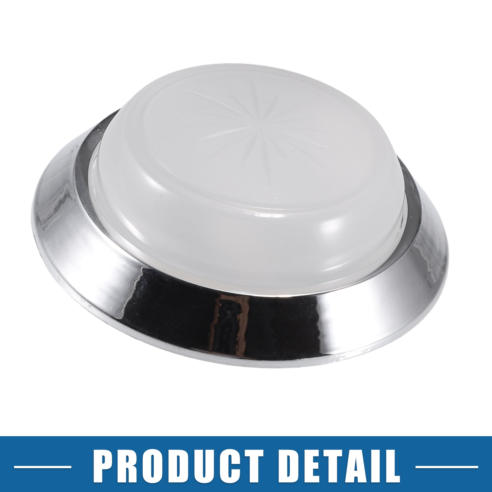 Unique Bargains Car Round Dome Light Base Lens Lamp Cover for Chevy Camaro 70-81