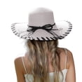 thumbnail image 1 of Chapeau Fedora Chapeau Rigide avec Visière Rétractable Chapeau de Camping pour Femmes Chapeaux pour Femmes Chapeaux pour Femmes Chapeau de Plage pour Femmes Chapeau Extérieur pour Femmes Sombrero Imperméable Été Fedora Grand Bord Chapeau de Soleil, 1 of 4