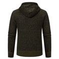 thumbnail image 4 of Men Casual Loose And Versatile Hooded Sweater European And Round Neck Zippered Cardigan Long Sleeved Knit Sweater, 4 of 4