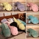 thumbnail image 2 of Peluche de dinosaurio grande y largo de 80 a 150 cm, adorable y suave, con dibujos de animales, de cocodrilo, regalo para novio y niña, 2 of 5