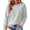 BL38_Gray, variant on Lumtrix Womens Oversized Sweatshirts Fleece Solid Tops Fall Winter Crewneck Pullover Caasual Long Sleeve Shirts Blue M