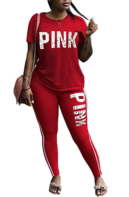 red 2 piece outfits