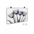 thumbnail image 2 of nqOlkjepod Large Induction Cooktop Protector Mat 31"x24", Grey Tulip Stove Top Covers for Electric Stove, Farmhouse Elegant Flowers Botanical Stove Burner Cover Mats, Glass Top Stove Cover, 2 of 8