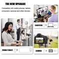 thumbnail image 5 of HLONK 3 in 1 Wireless Lavalier Microphone with Audio Monitor Function 120m Range Vlog Youtube Mic for Android Iphone Computer Camera, 5 of 5
