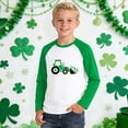 thumbnail image 2 of Boys St Patrick’s Day Graphic Long Sleeve T Shirt for Kids Clothing Boys Long Sleeve Tee Everyday Wear Casual Tops, 2 of 4