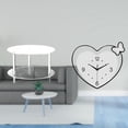 thumbnail image 2 of Mesa auxiliar redonda de acrílico,Mesa auxiliar redonda de acrílico,mesita de noche.,Mesa auxiliar redonda pequeña de acrílico transparente para bebidas,Reloj de pared,Reloj de pared, 2 of 8