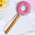 thumbnail image 4 of Lubelski Inflatable Toy Lovely Portable Convenient Fun Eco-friendly Entertainment PVC Donut Design Inflatable Stick Birthday Gift, 4 of 8
